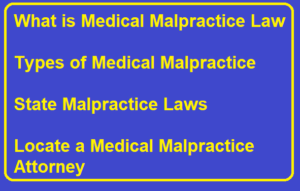 What is Medical Malpractice Law