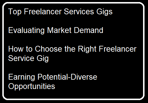 Top Freelancer Services Gigs